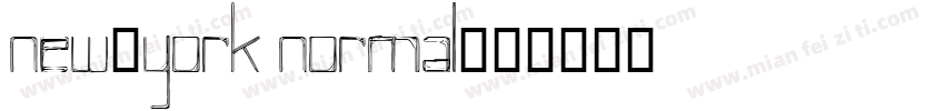 New-York Normal字体转换